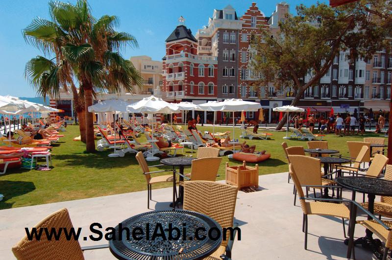 تور ترکیه هتل اورنج کانتی - آژانس مسافرتی و هواپیمایی آفتاب ساحل آبی